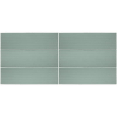 Daltile Stencil 4" x 12" Glazed Porcelain Linear Wall Tile (30 PC Per Carton) (8.72 SQFT Per Carton)