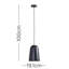 Isolino 1 - Light Black Jar Pendant