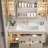 Modern light luxury style bathroom cabinet