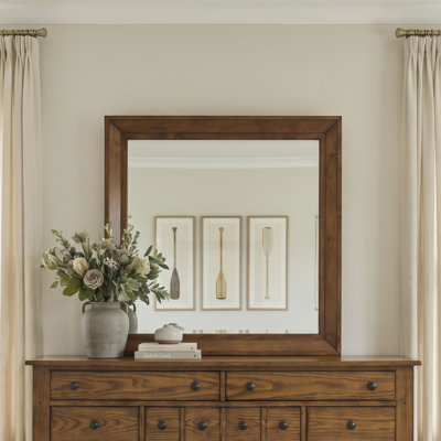 Ensemble de lit-bateau très grand, commode et miroir Oconee