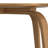 Payton 34"W Solid Wood Contemporary Round Coffee Table with Wide, Slightly Raised Edge