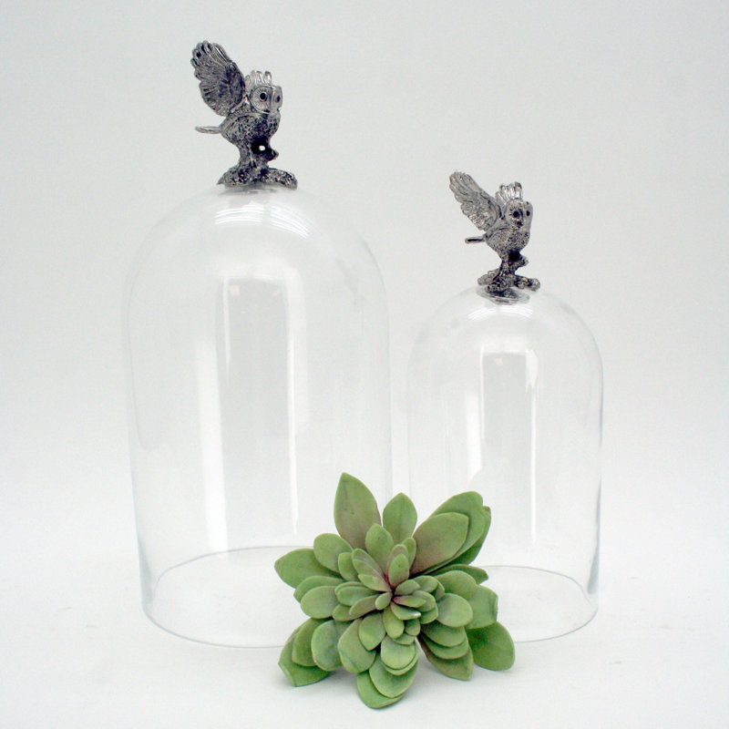 Cully Animals Cloche Or Water Globe, 19" H x 14" W x 14" D