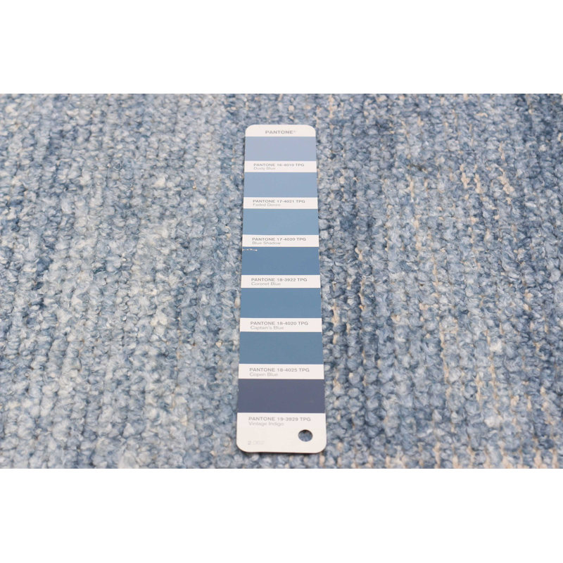 Tapis bleu Loreto 9 pi 9 po x 14 pi 10 po