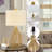 25" Coastal Farmhouse Handwoven Rope Table Lamp with Soft Lighting for Living Room Bedroom and Study