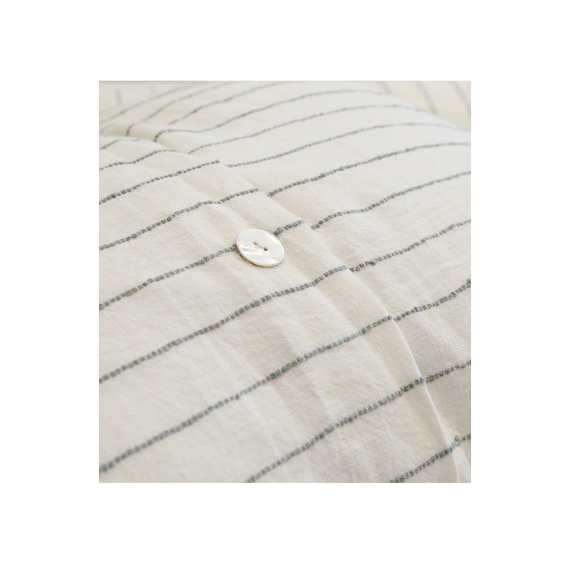 Blake Collection Big Pillow (28" X 36"), Cream/Gray