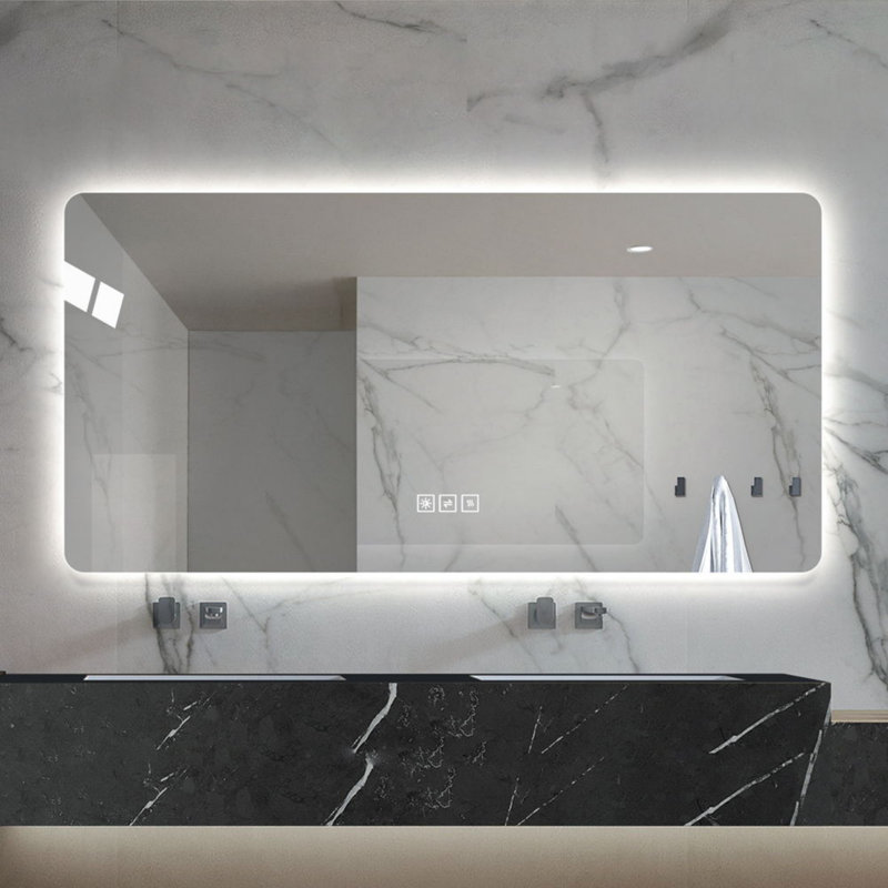 Miroir de salle de bain mural