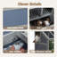 Coziwow Wooden Multi Cat Litter Box Enclosure With Air Purifier And Openbale Top