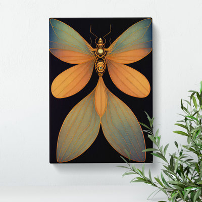 Amazing Dragonfly - Wrapped Canvas