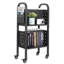 87.9cm H x 45cm W Book Cart with Wheels