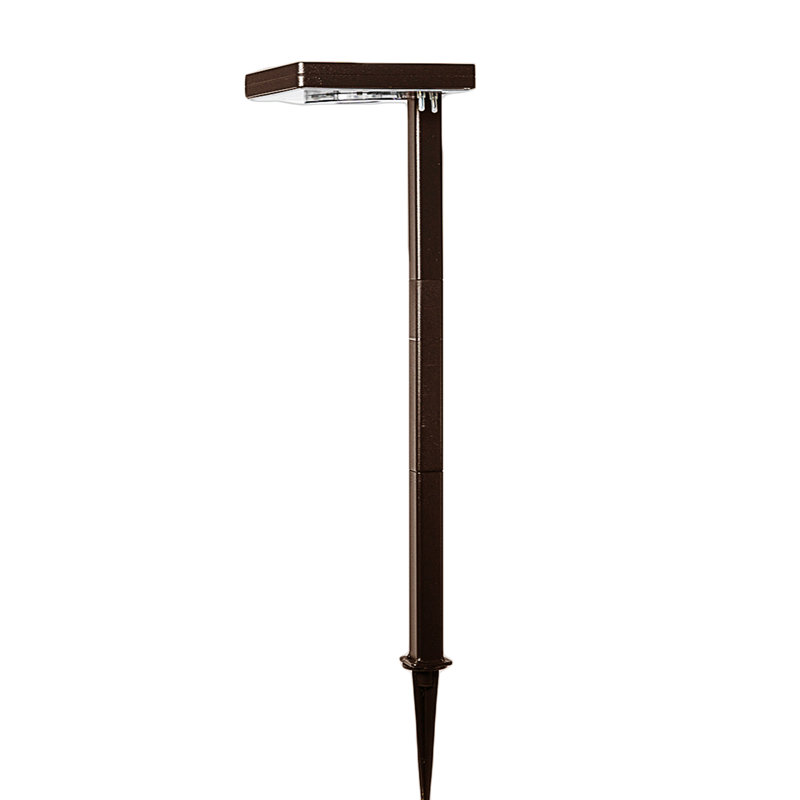 Bronze LED Solar Path Light with Adjustable Mounting Options