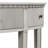 Distinctive Features Of Pine Veneer Console Table With Vertical Stripe Drawer Fronts And Four Legs-455069597