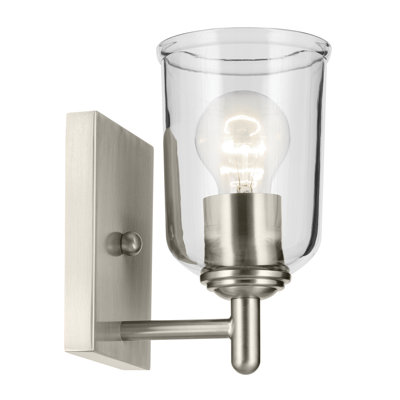 5" 1-Light Wall Sconce with Clear Glass