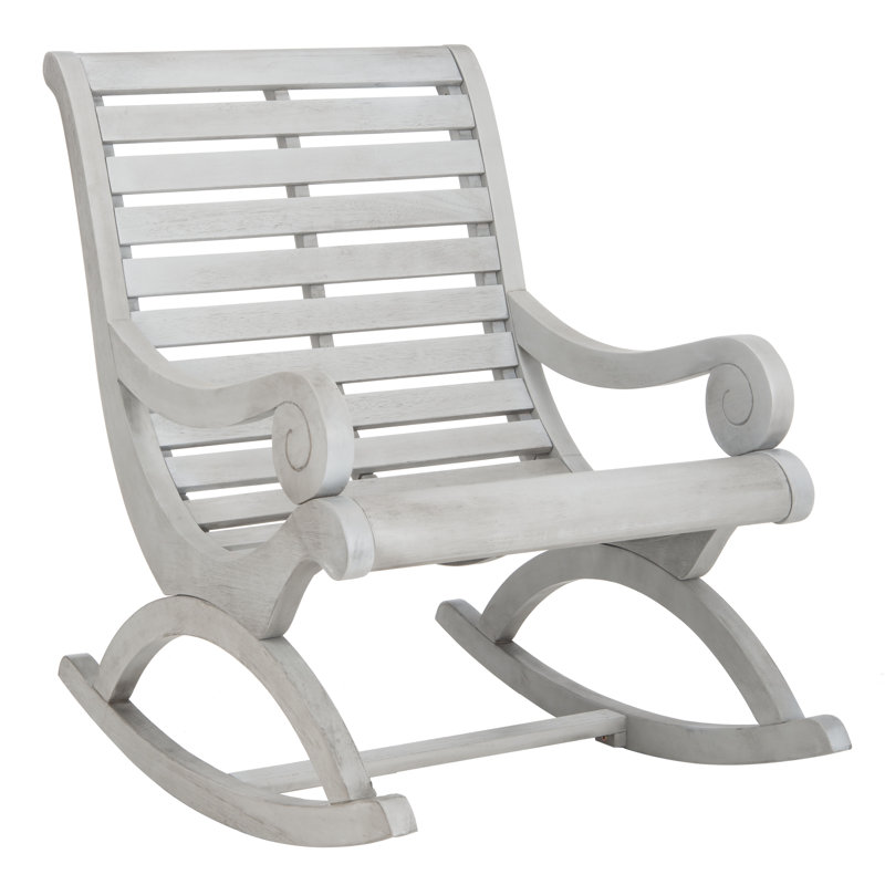 Chaise berçante Agamvir, Gris cendré