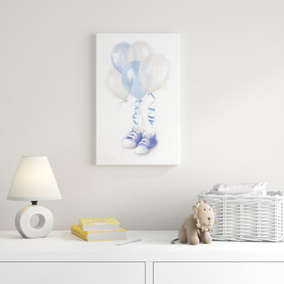 « blue boots 2 », art sur toile