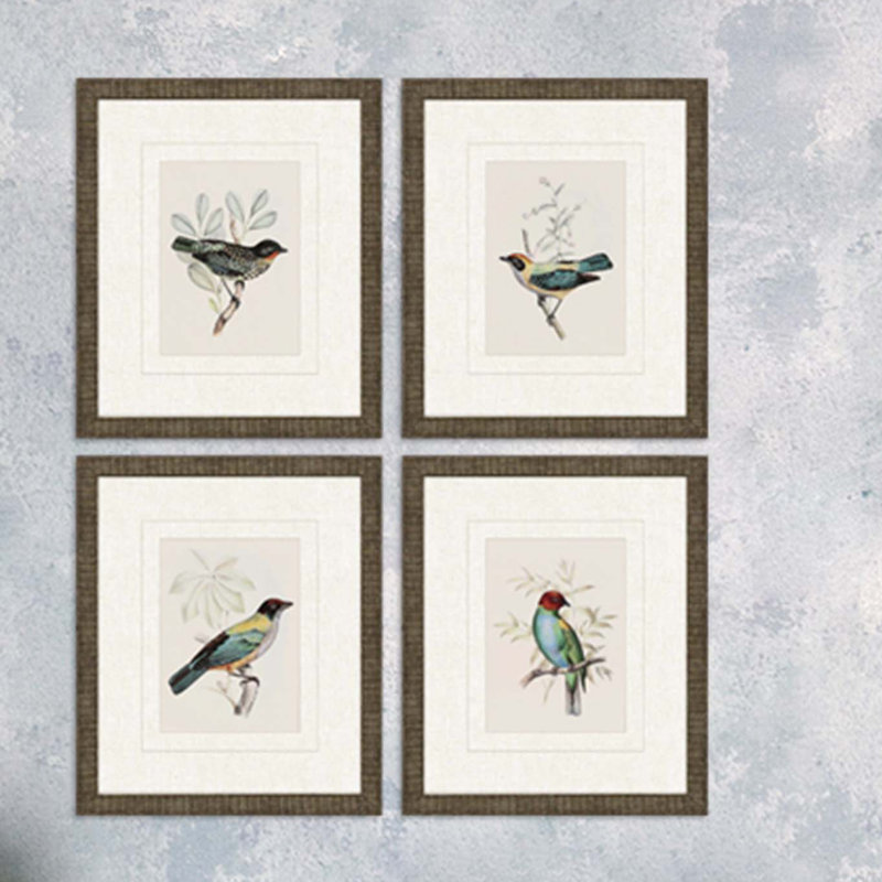 " On Perch I " 4 - Pieces