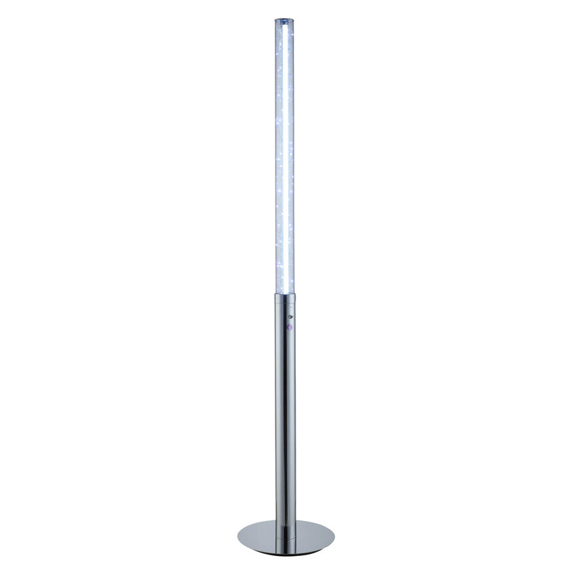 Cindra 62'' Chrome LED Column Floor Lamp