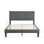 Structure de lit plateforme tapissier, support en lattes de bois, assemblage facile-1600912063