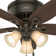 42" Builder Low Profile 5 - Blade Flush Mount Ceiling Fan with Pull Chain and Light Kit Included