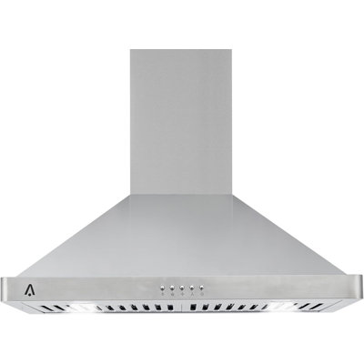 Wall Mount Range Hood 30", Stainless Steel Chimney-Style Over Stove Vent Hood