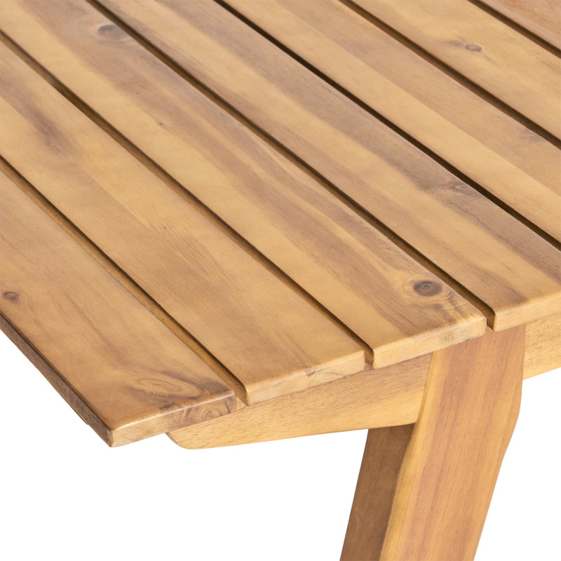 Table d'extérieur en bois 69 po - Finition pour un repas merveilleux
