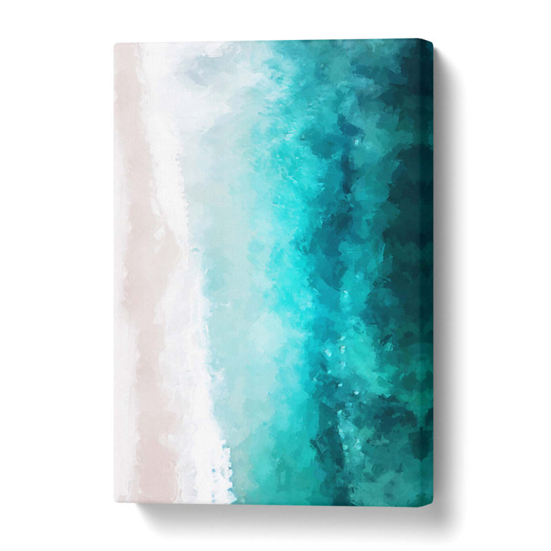 Swanbourne Beach In Australia In Abstract - No Frame - Wrapped Canvas, 50 cm H x 35 cm W