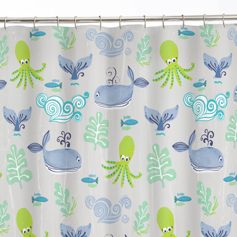 Rideau de douche simple sea creatures