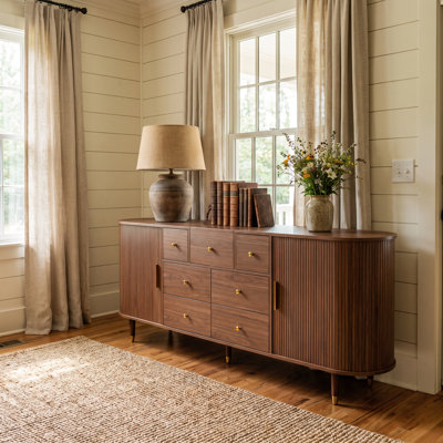 85"W Sideboard Buffet Table