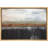Minimal Landscape " IDEA4WALL Framed Canvas Wall Art No Texture Dark Paint Strokes Abstract Canvas Prints Home Artwork Decoration For Living Room,Bedroom "-91481736-91481737