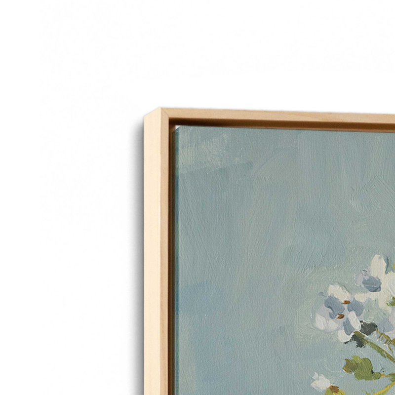 «White Flower Pot II» par Marian Parsons, reproduction d'art sur toile, H 12 po x l 18 po, Tanné