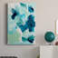 «Teal Composition II», reproduction sur toile tendue-1971561431