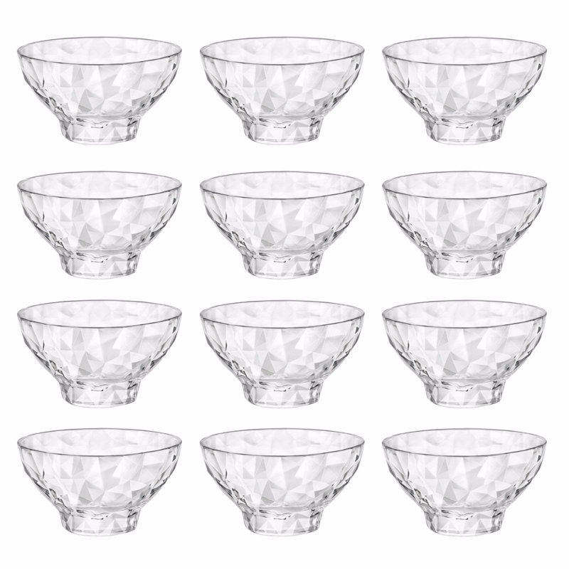 225ml Diamond Ice Cream Sundae Dessert Bowl