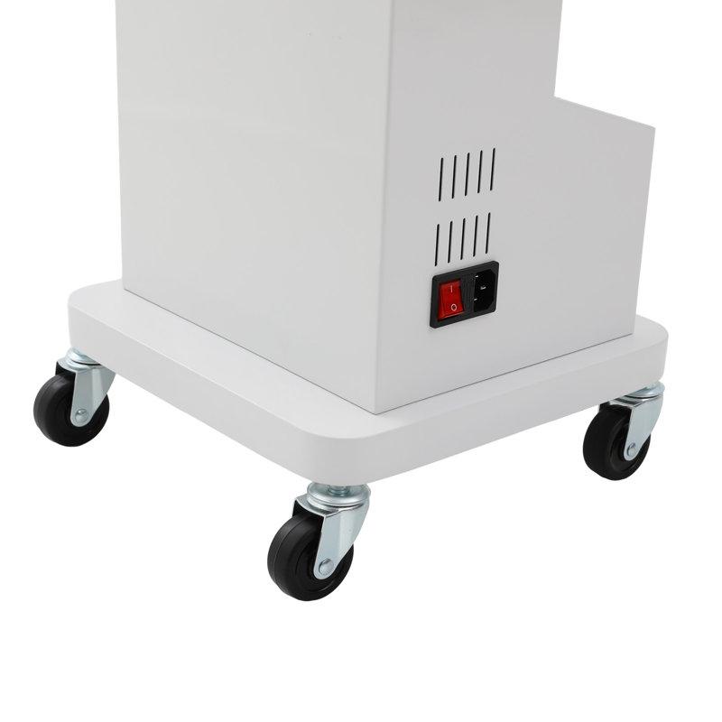 Machine à vapeur professionnelle 650W avec contrôle DEL, Blanc
