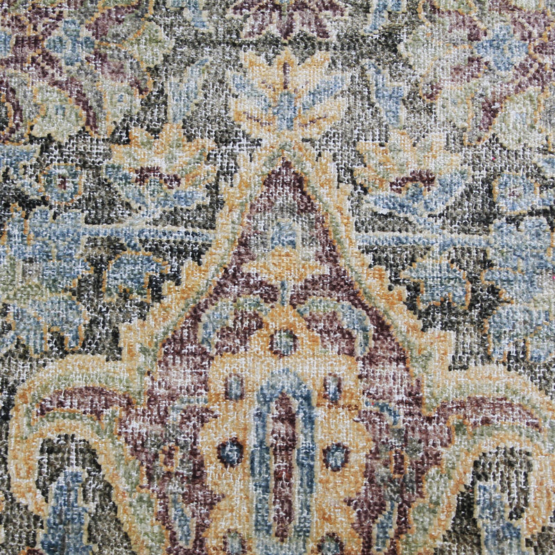Gray Alchemy Silk Rug - 7'11" x 9'10"