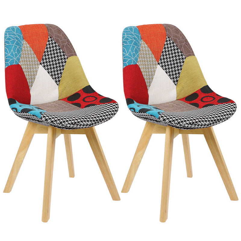 Avoca Solid Wood Dining Chair, Multicoloured