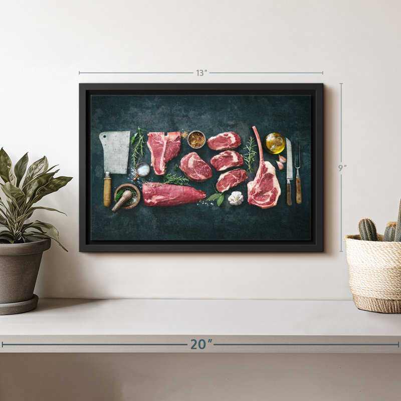 "Impression sur toile", H 9 po x l 13 po