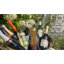 Seau à champagne avec piédestal doré, P 18,5 po