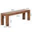 Warrenville Solid Wood Bench-26775926-26775973
