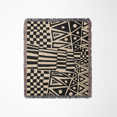 Cocodili Geometric 100% Cotton Blanket
