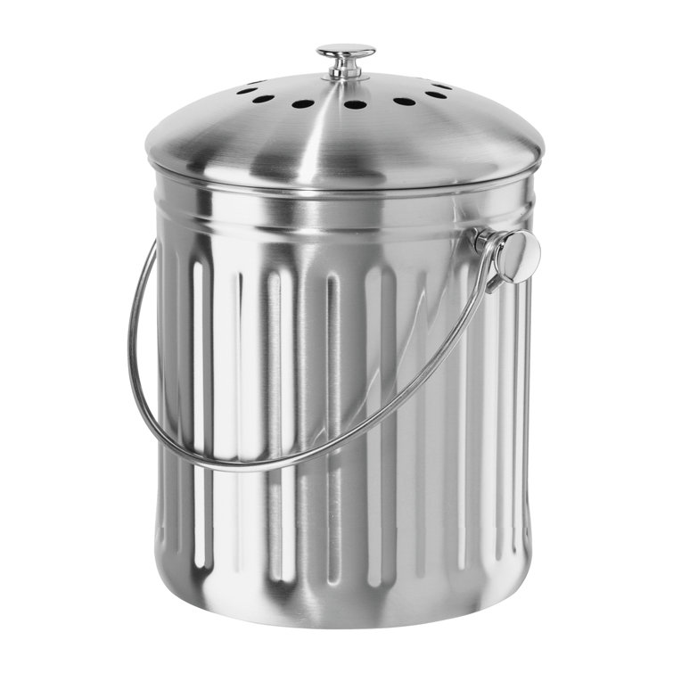 Oggi Stainless Steel 52 oz. Canister with Clear Lid