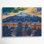 Art urbain sur toile, villes d'Almaty, gris