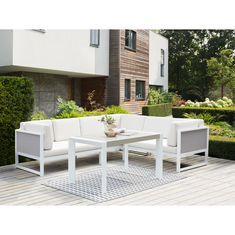Outdoor Garden Seat / Back Cushion, White