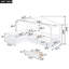 Lit plateforme House avec trois tiroirs de rangement-1229577324