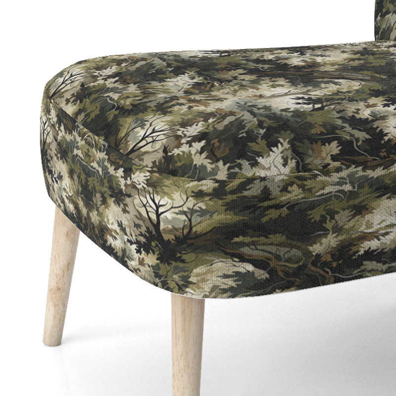 Chaise d'appoint rembourrée Wilderness Forest