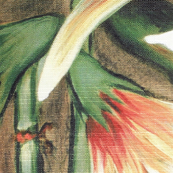 Coussin décoratif intérieur/extérieur belladonna lily