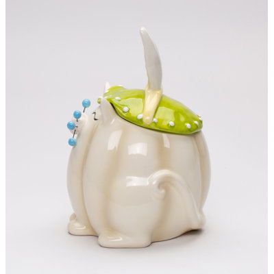 Chat Whisker habillé en pot de bonbons de lapin de Pâques
