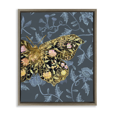 «Blue and Gold Butterfly» par Melissa Wang