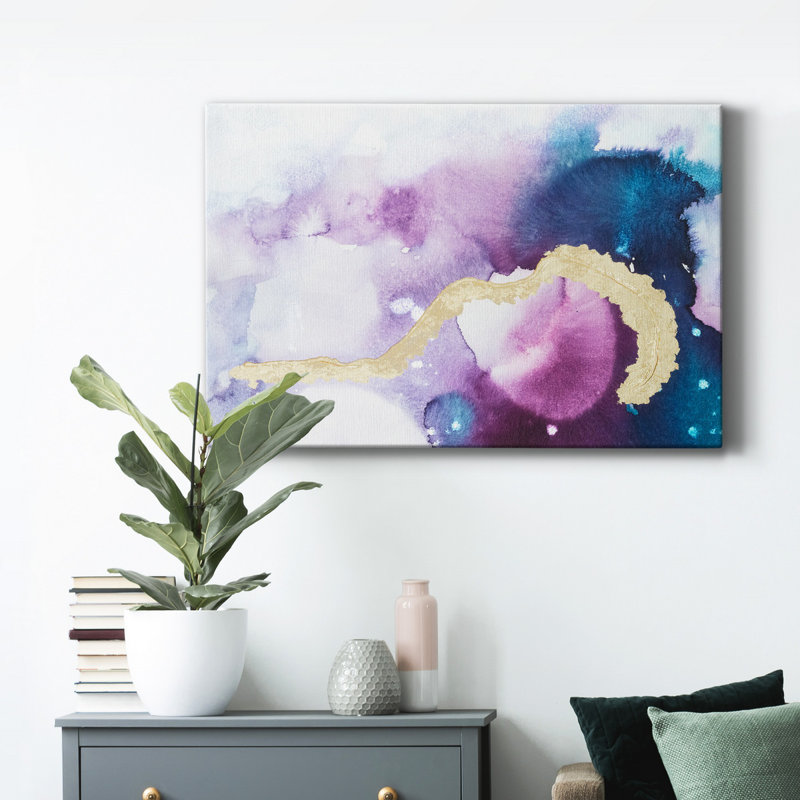 Ice Crystals III - impression sur toile tendue, H 8 po x l 12 po x p 1 po