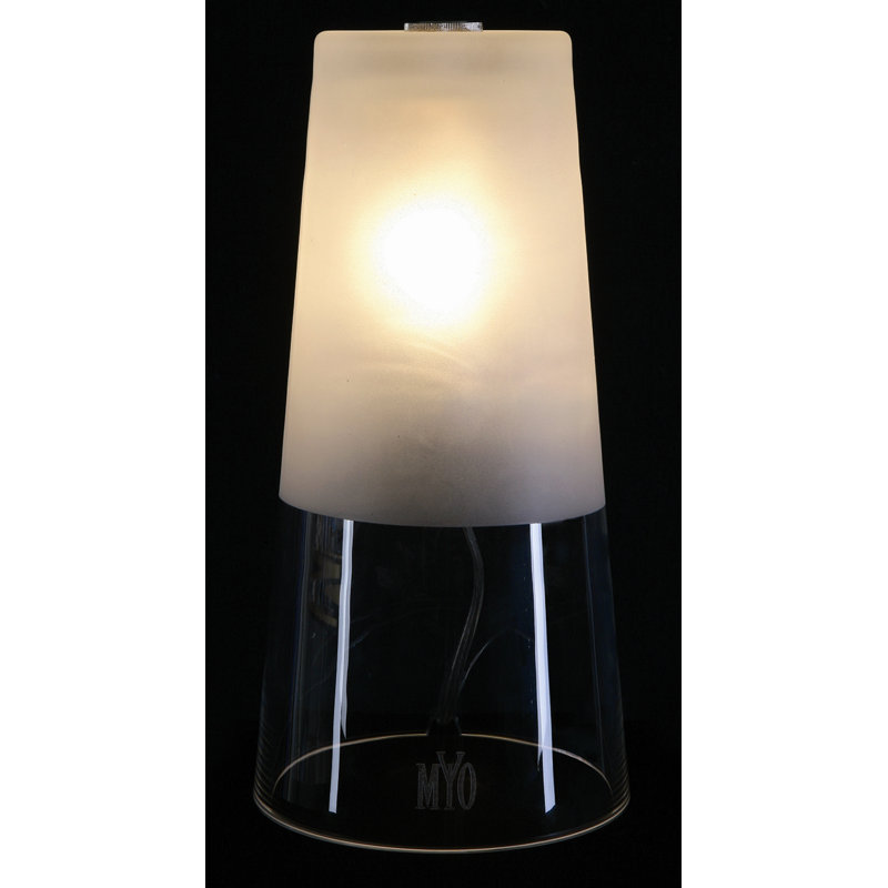Cone Glass Table Lamp