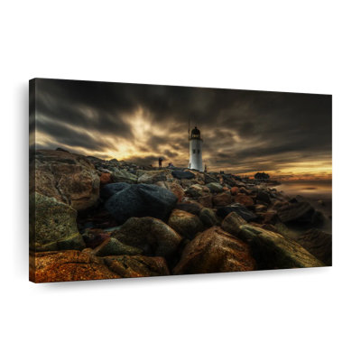Scituate Lighthouse Sunrise Canvas Print
