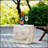 Rustic Retro MGO Side Table with Simulated Braided Cord for Indoor and Outdoor Decor, Durable and Stylish